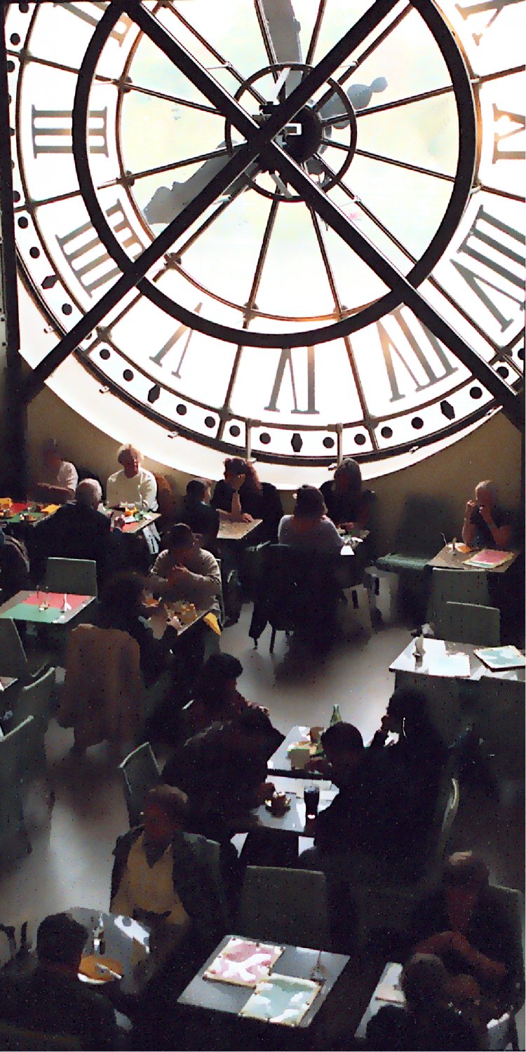  - At the Caf� des Hauteurs at the Musee d'Orsay. - Paris, eiffel tower - Tony Karp, design, art, photography, techno-impressionist, techno-impressionism, aerial photography , drone , drones , dji , mavic pro , video , 3D printing - Books -