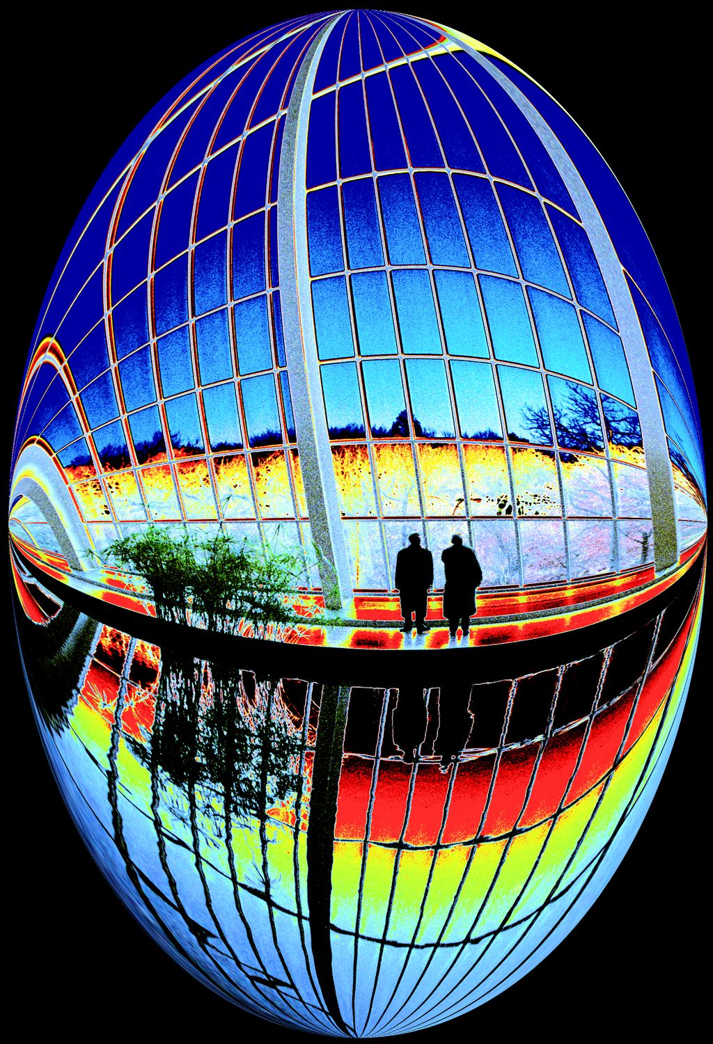  - Reagan and Gorbachev at the temple of Dendur -  Tony Karp's Bubble Pictures - From 1959 to 2013 - Tony Karp, design, art, photography, techno-impressionist, techno-impressionism, aerial photography , drone , drones , dji , mavic pro , video , 3D printing - Books -